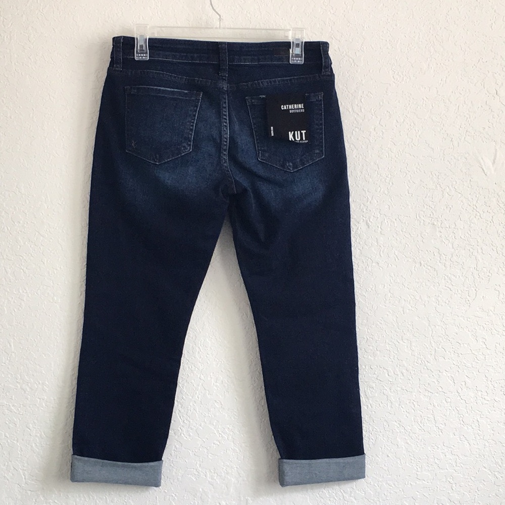 Kut from the Kloth Distressed Boyfriend Jeans - Picture 4 of 4